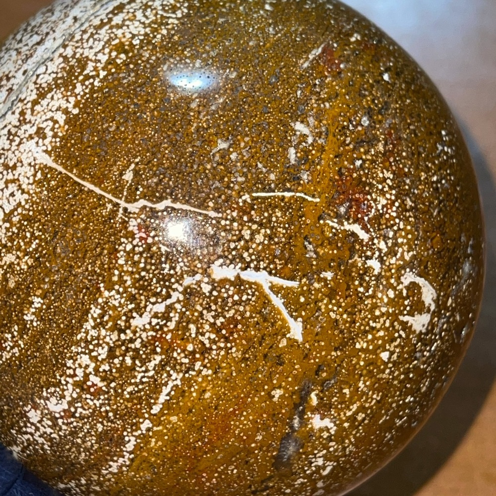 Large Ocean Jasper Sphere 💛HP💛 - Picture 6 of 16